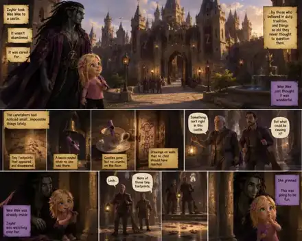 Zayhir storyboard page