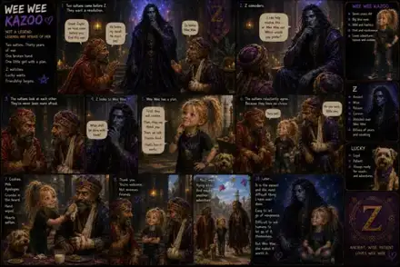 Zayhir storyboard page